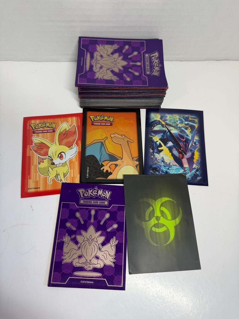 Assorted Pokemon TCG Trading Card Sleeves and Deck Protectors (Mixed Lot)